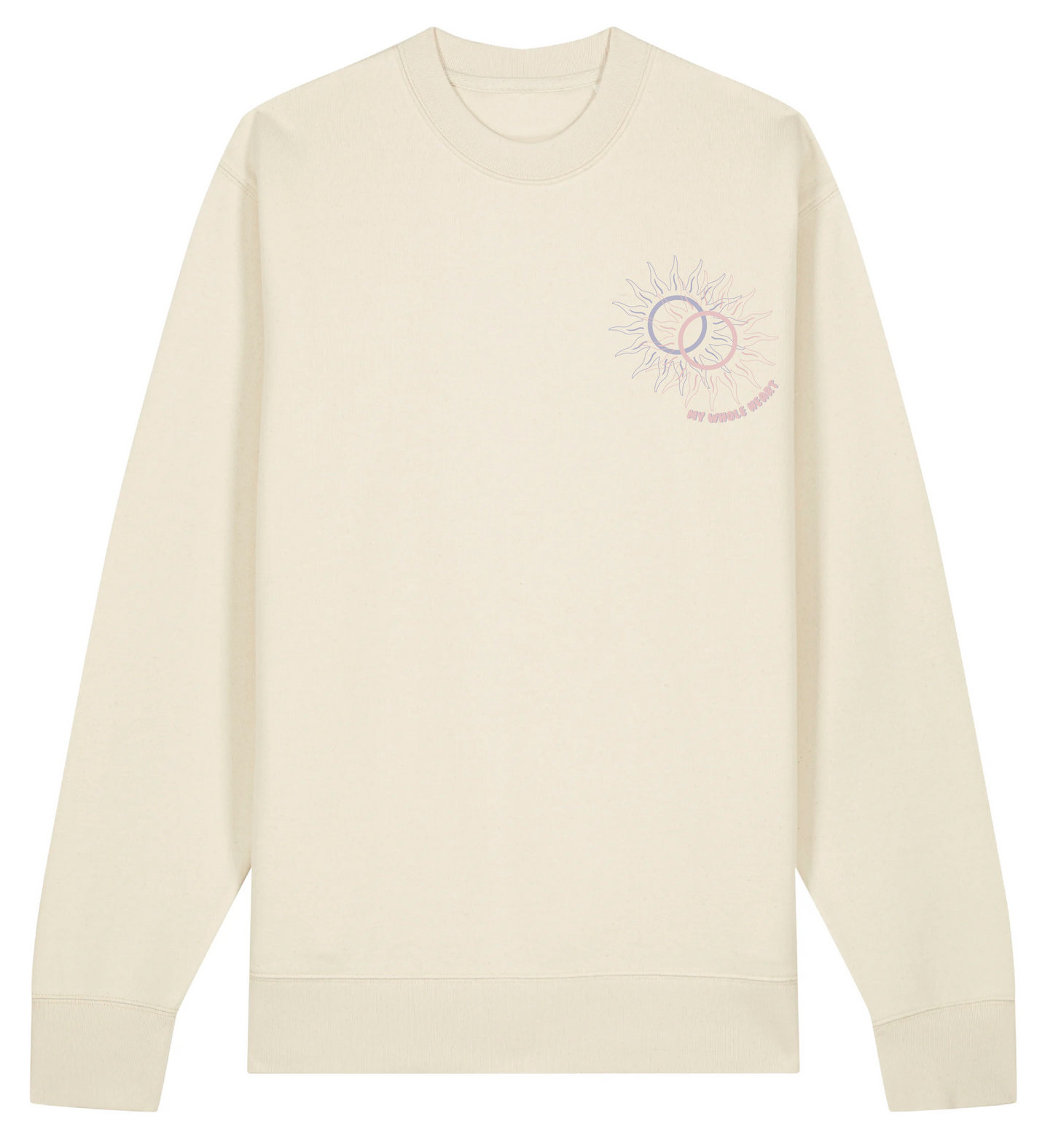 'She Is My World' - Adults Sweatshirt in Ecru