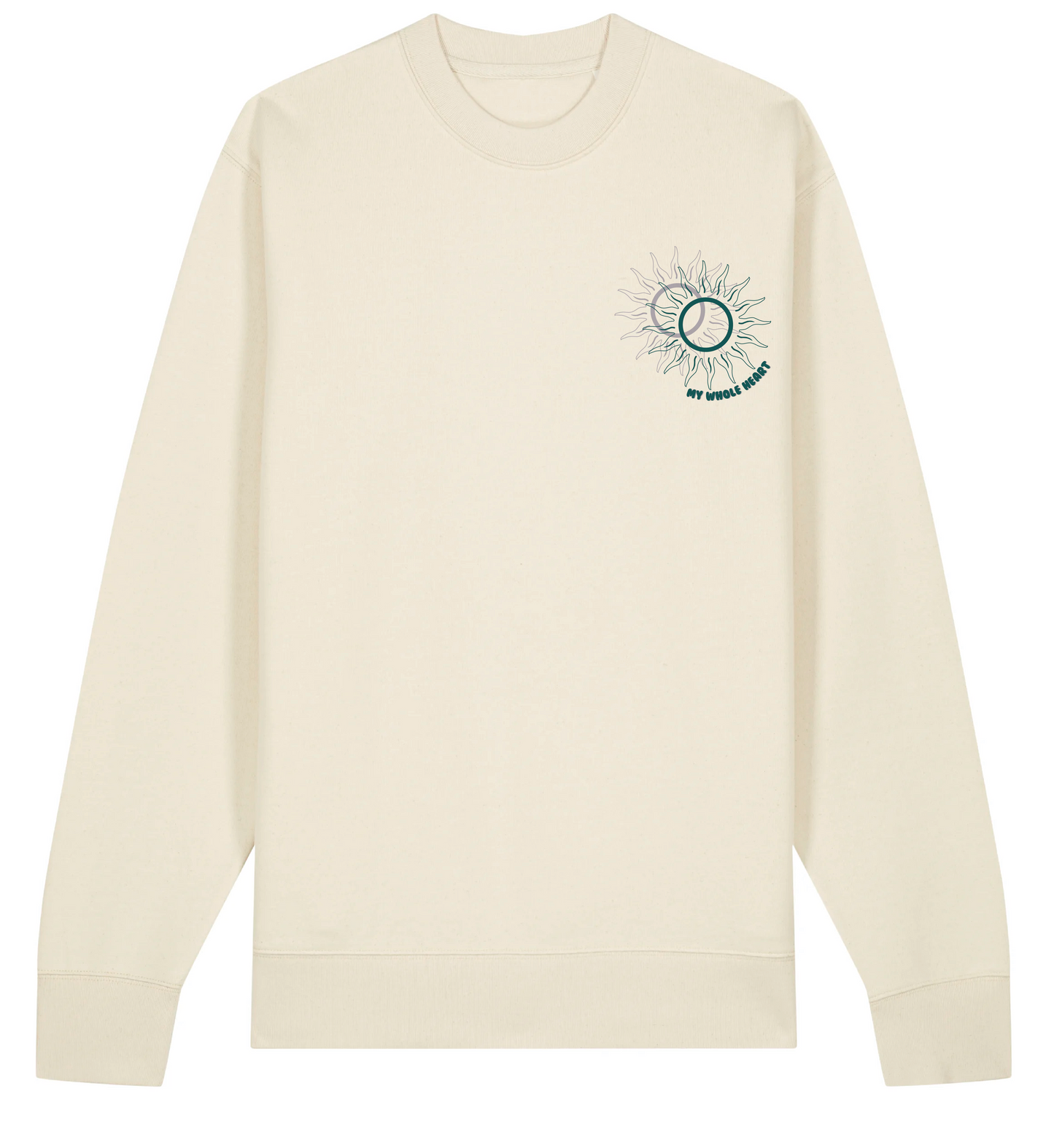 'He Is My World' - Adults Sweatshirt in Ecru