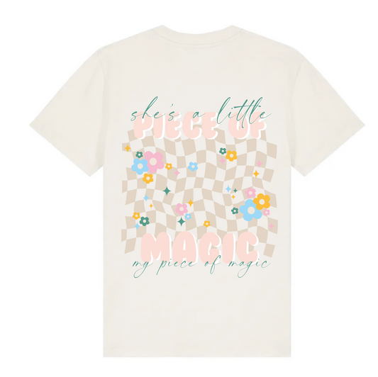 'Piece Of Magic' - Adults tee in Ecru